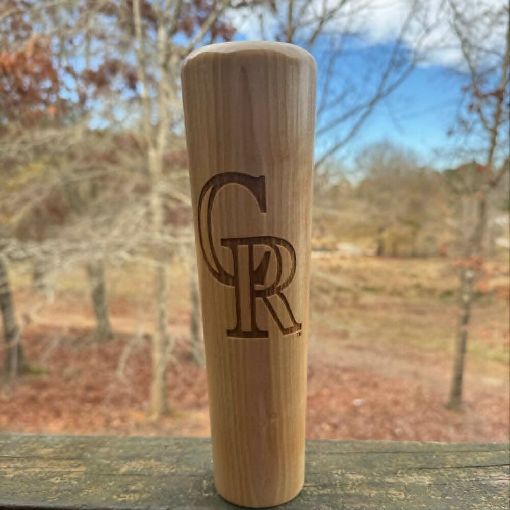 Colorado Rockies "CR" Dugout Mug Baseball Bat Mug